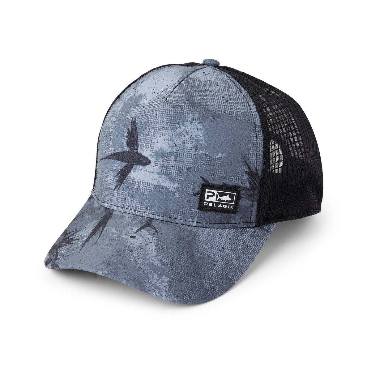 Atlantis Fishing Flat Visor Hat – Pelagic Fish Theme – Men's One Size