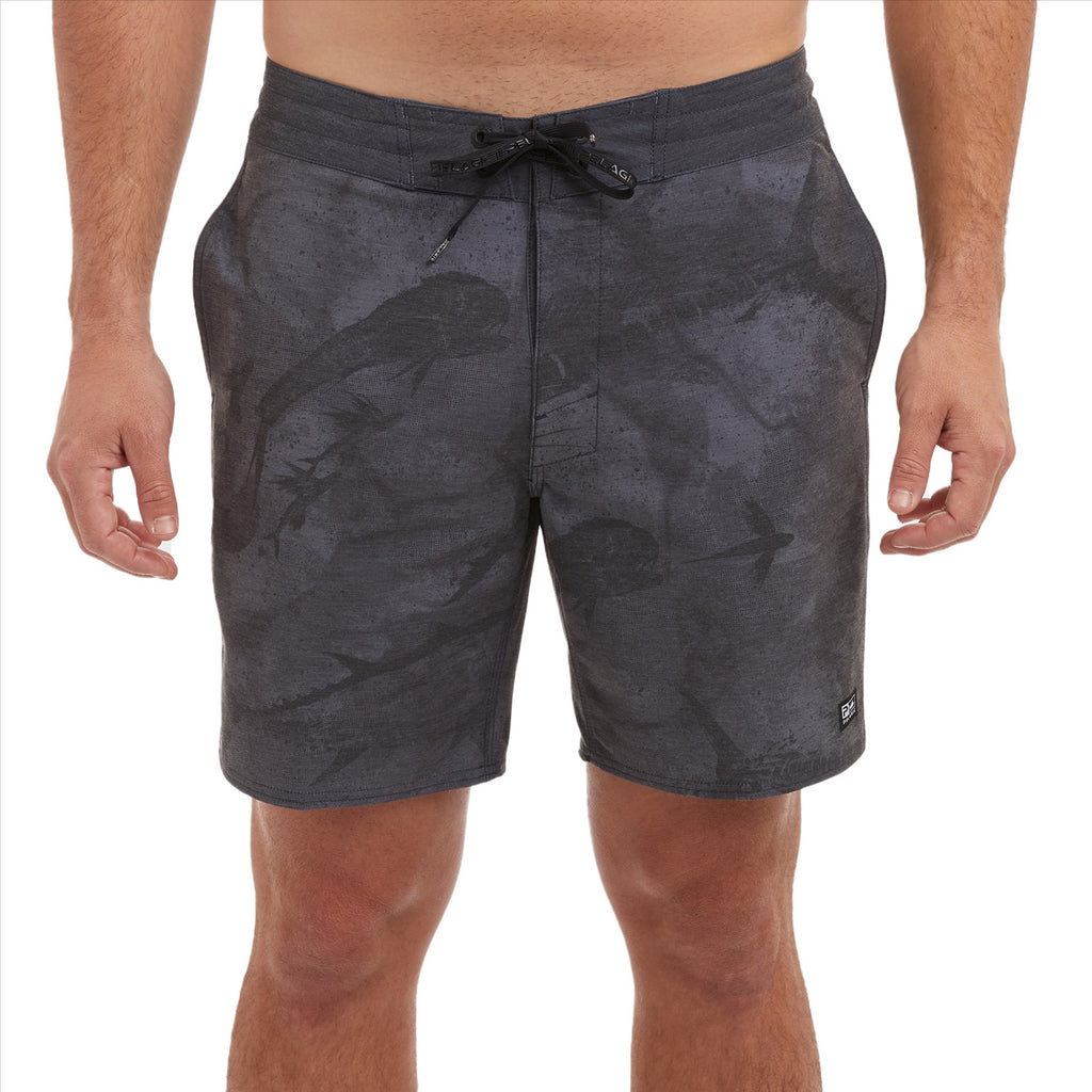 Pelagic Cortez Boardshorts - Open Seas Black