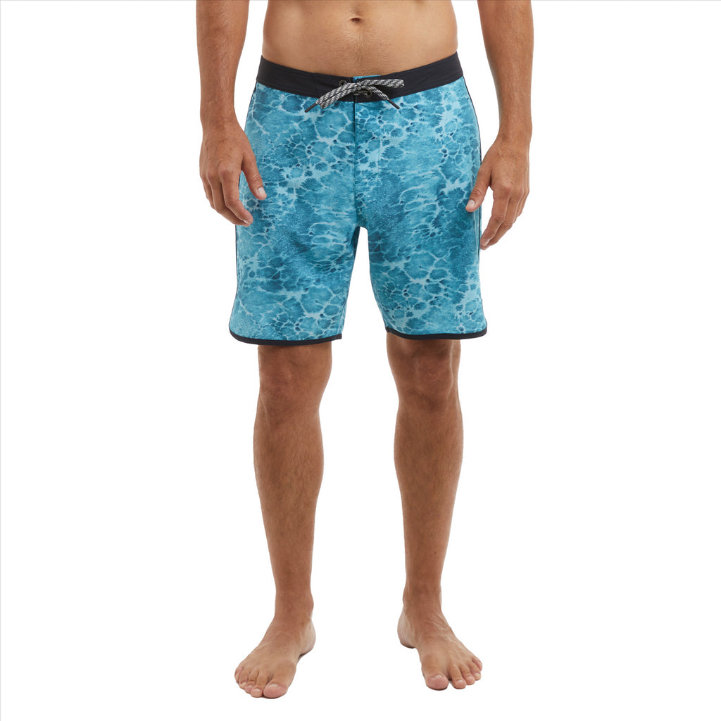 Pelagic High Spot 18" Boardshorts - Prop Wash Tahiti Blue