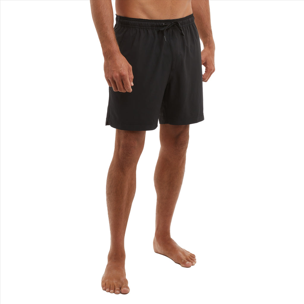 Pelagic Leiday 17" Elastic Waist Lined Boardshorts - Black