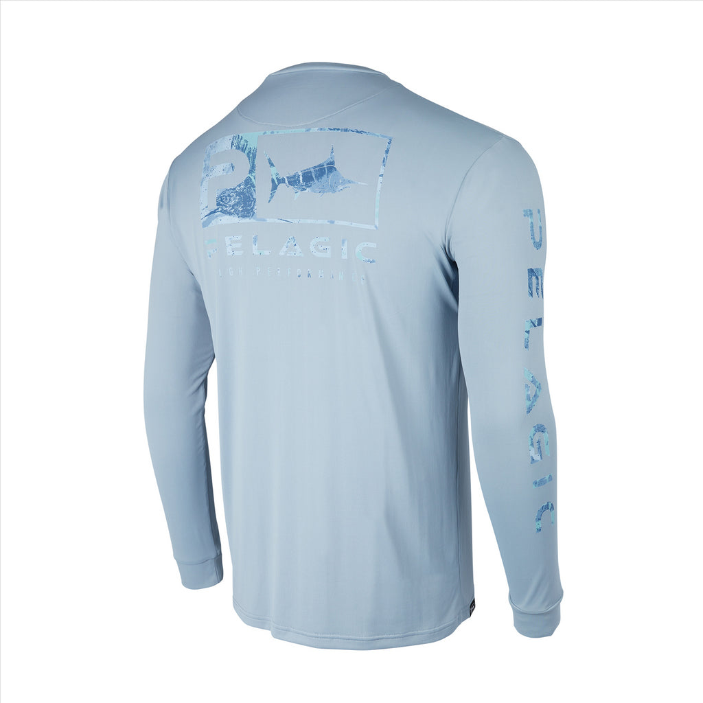 Pelagic AquaTek Icon Fishing Shirt - Slate
