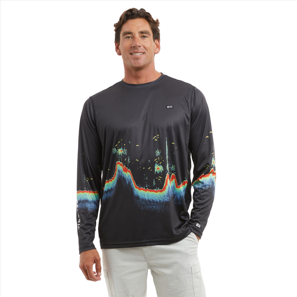 Pelagic Vaportek Fishing Shirt - Sonar Black