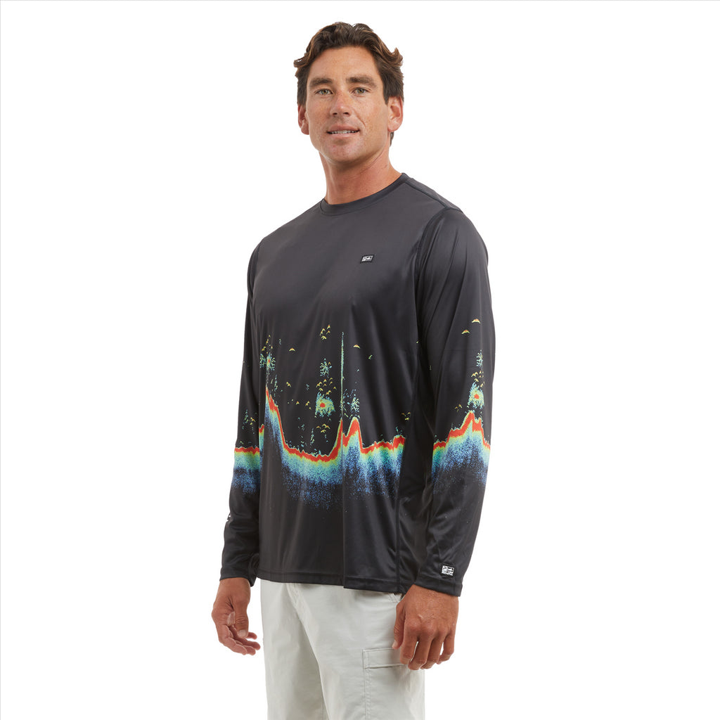 Pelagic Vaportek Fishing Shirt - Sonar Black