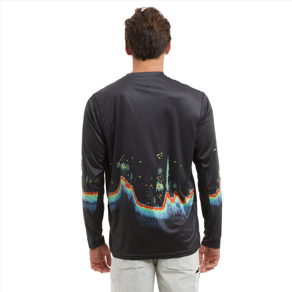 Pelagic Vaportek Fishing Shirt - Sonar Black