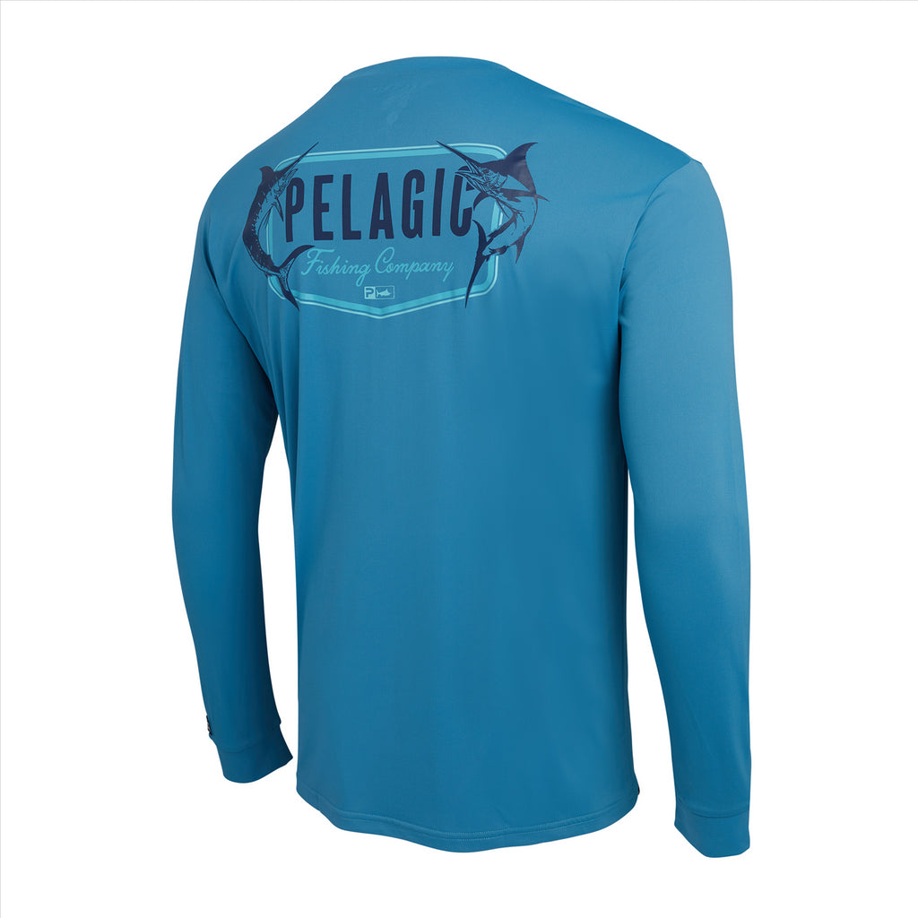 Pelagic AquaTek Twin Beeks Fishing Shirt - Ocean