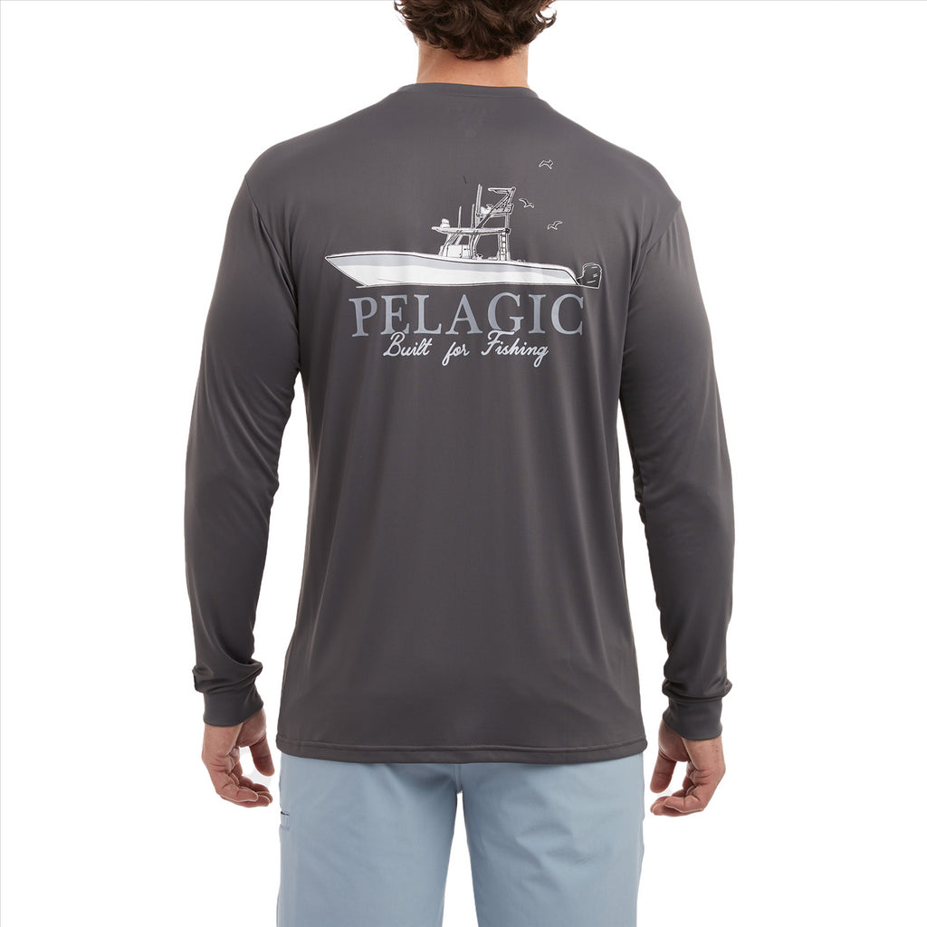 Pelagic AquaTek Lets Go Shirt - Graphite