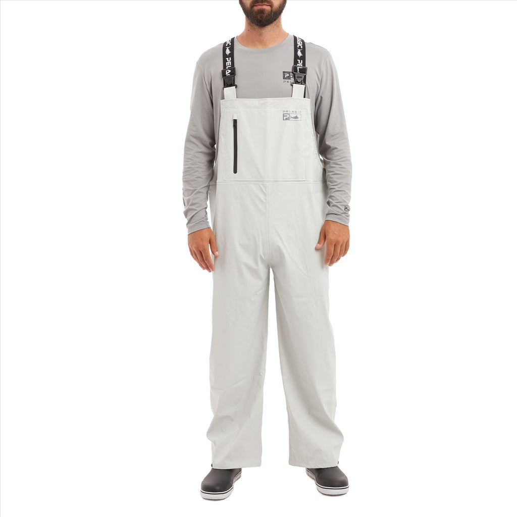 Pelagic Chubasco Rain Bib - Light Grey