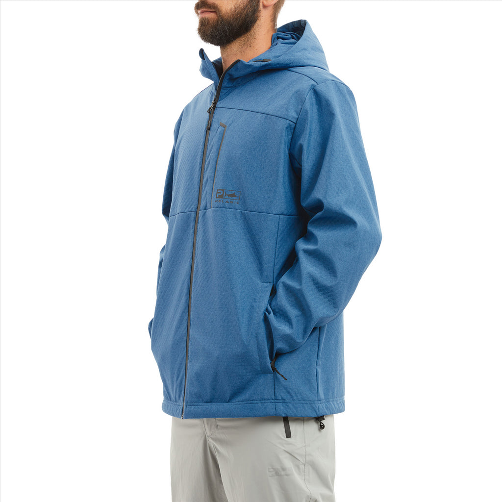 Pelagic Dropshot Bonded Fleece Softshell Jacket - Smokey Blue
