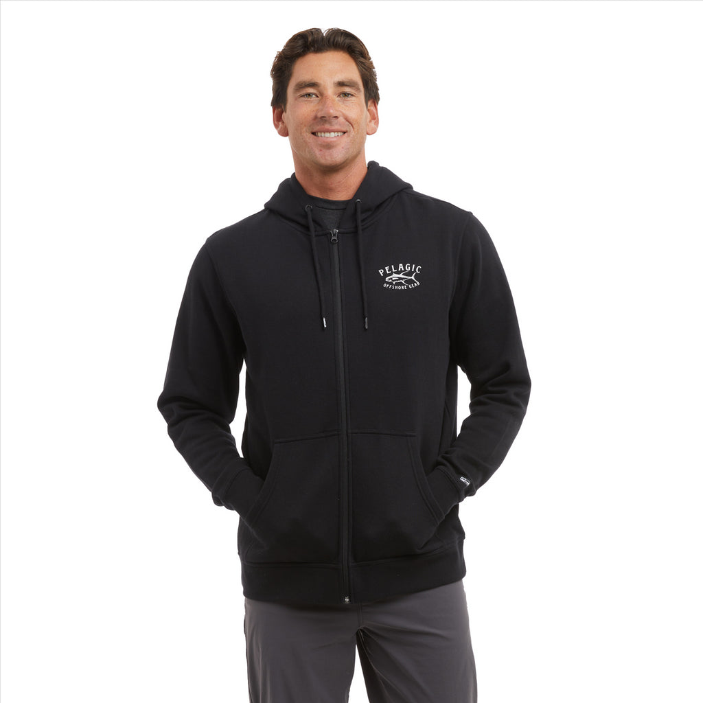 Pelagic Tuna Trip Zip Fleece - Black