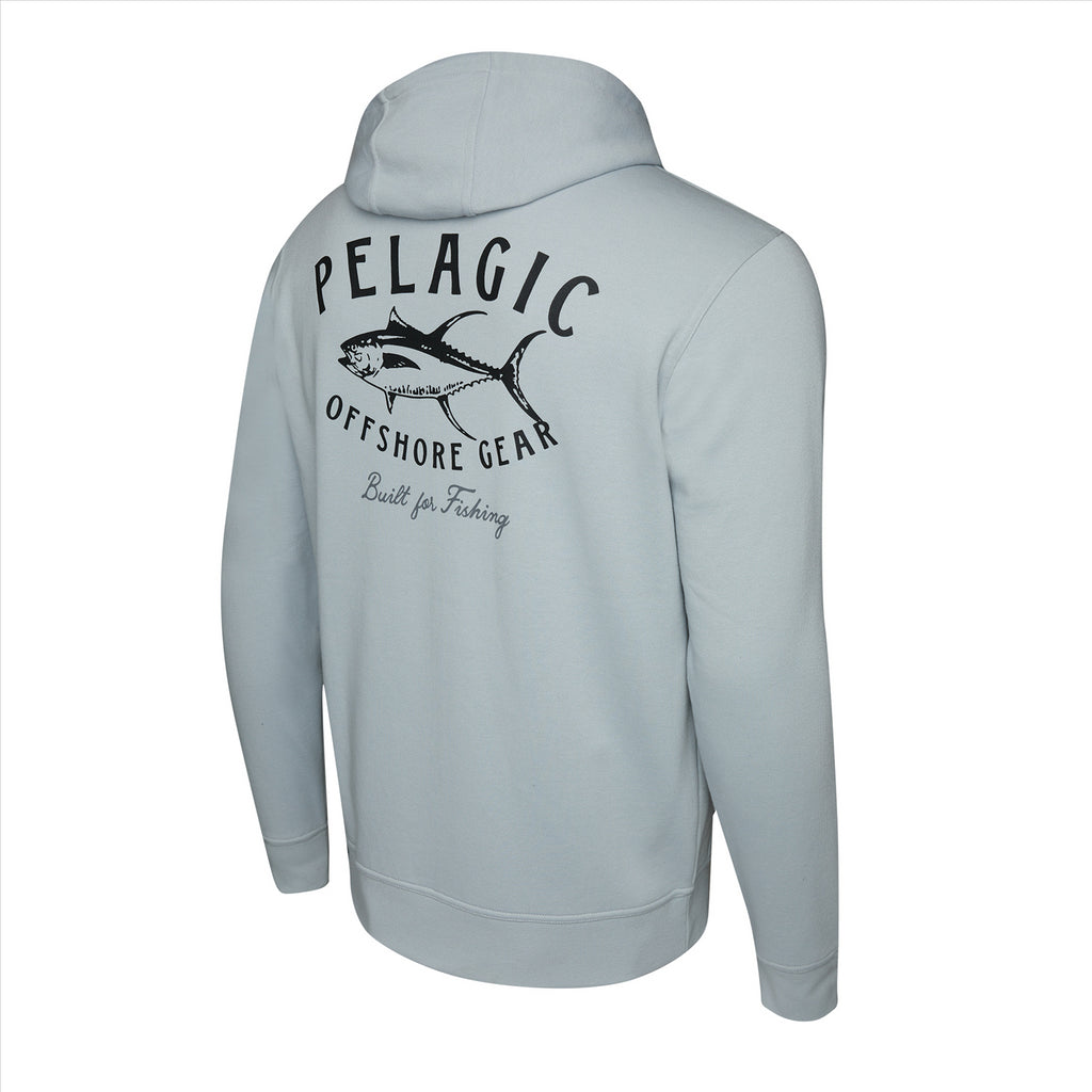 Pelagic Tuna Trip Zip Fleece - Light Grey