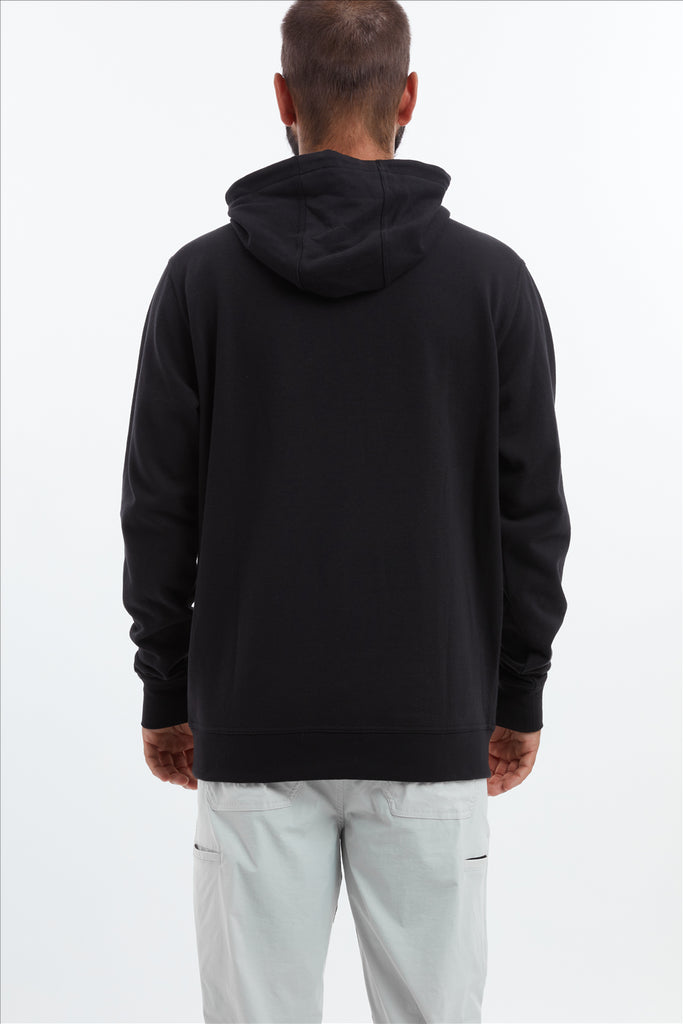 Pelagic Northlake Gyotaku Pullover Fleece Hoodie - Black