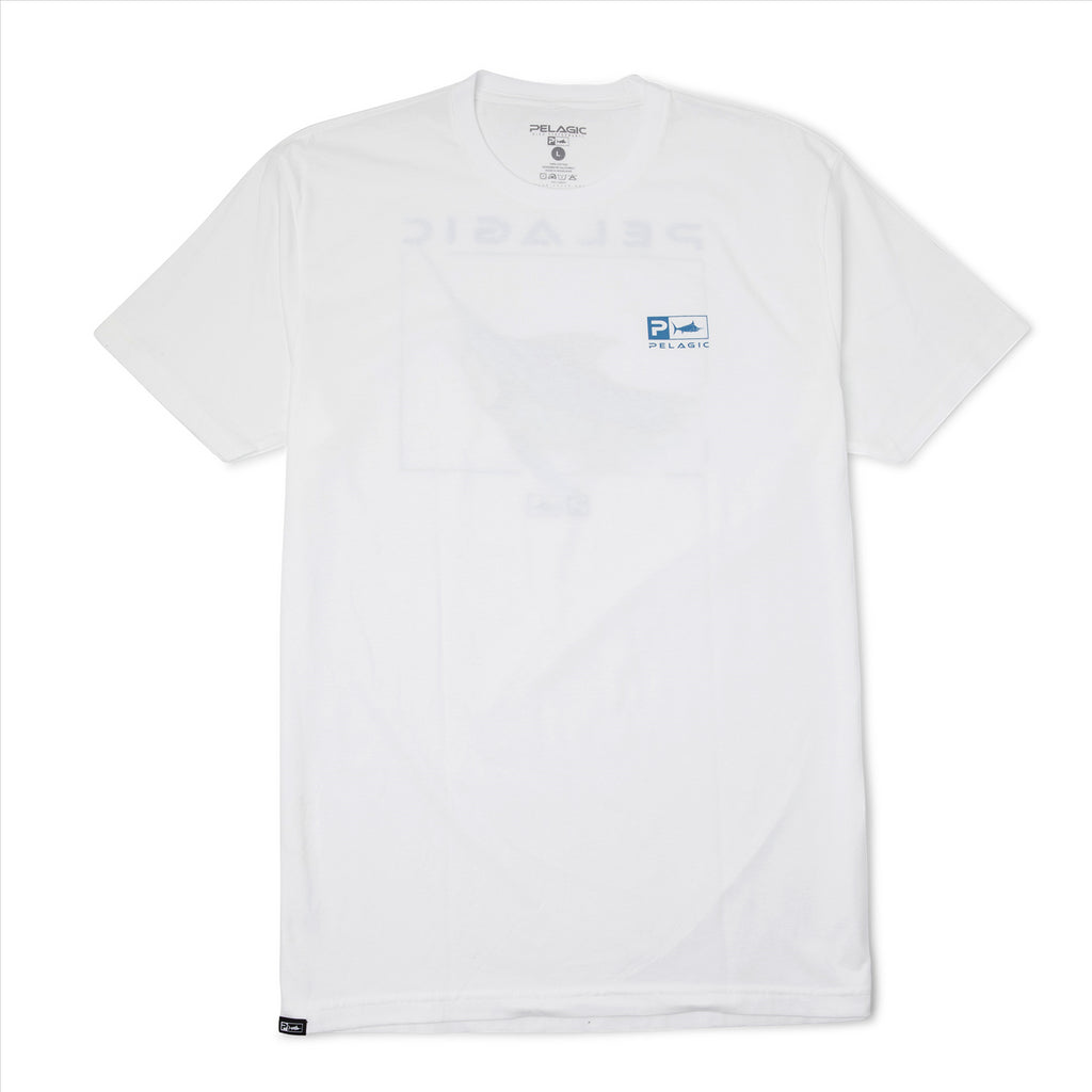 Pelagic Goione Marlin Premium T-Shirt - White