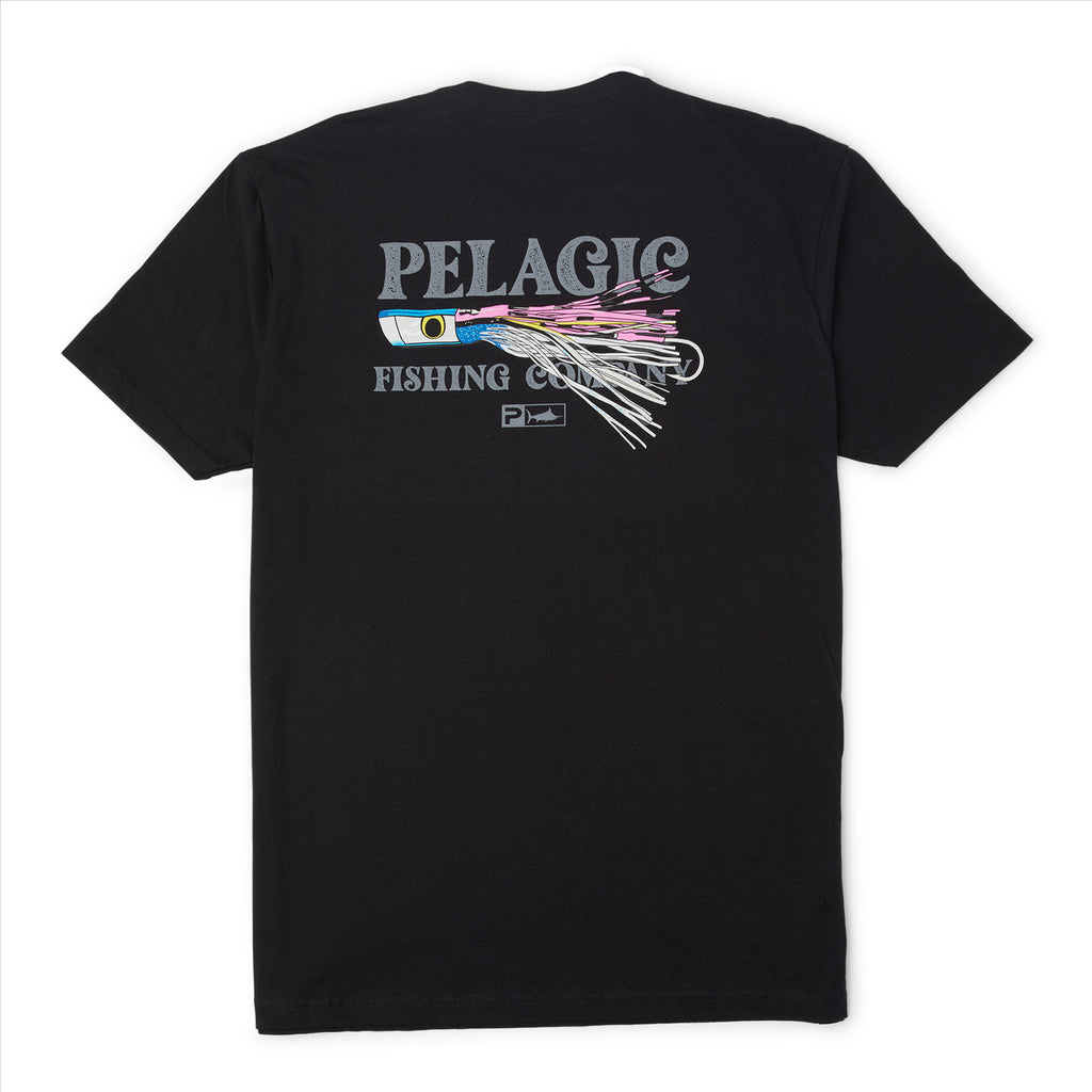 Pelagic Gear Lured Premium T-Shirt, Black