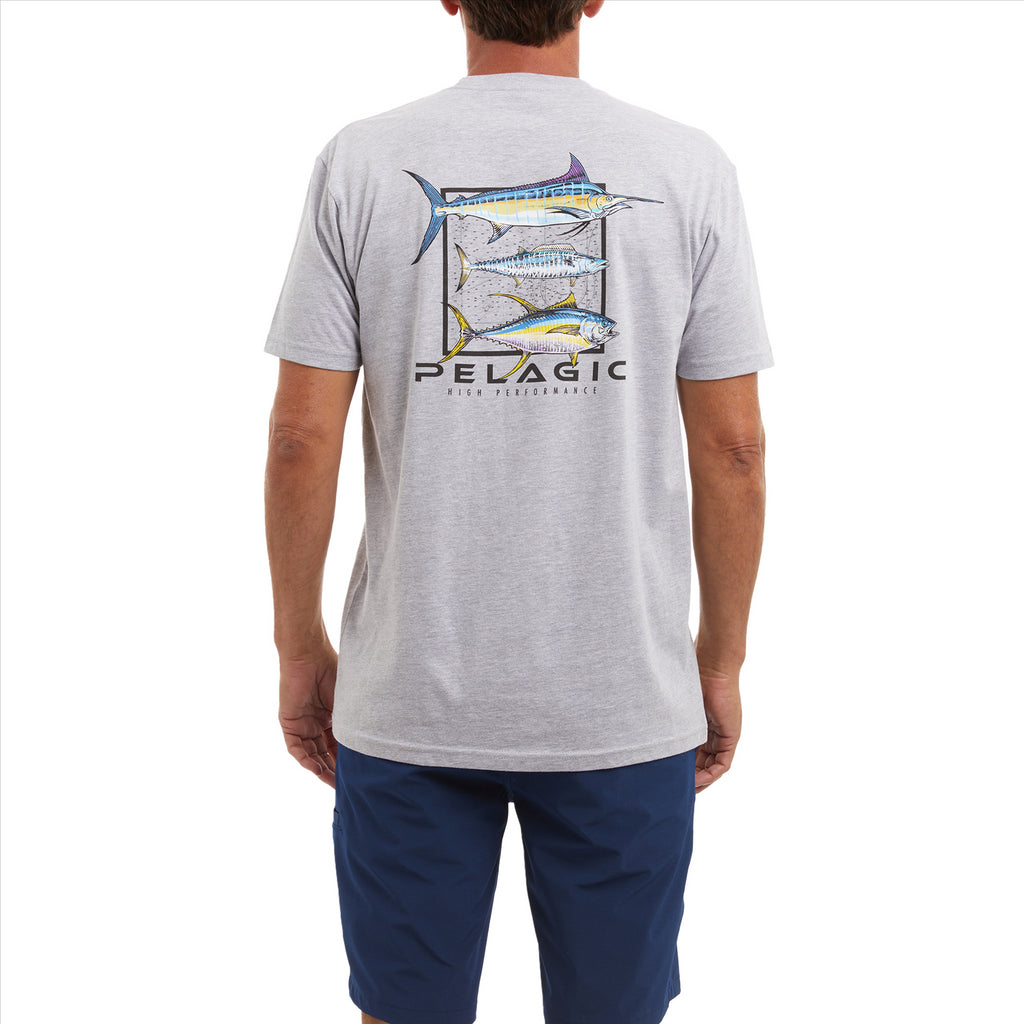 Pelagic Game Day Premium T-Shirt - Heather Grey