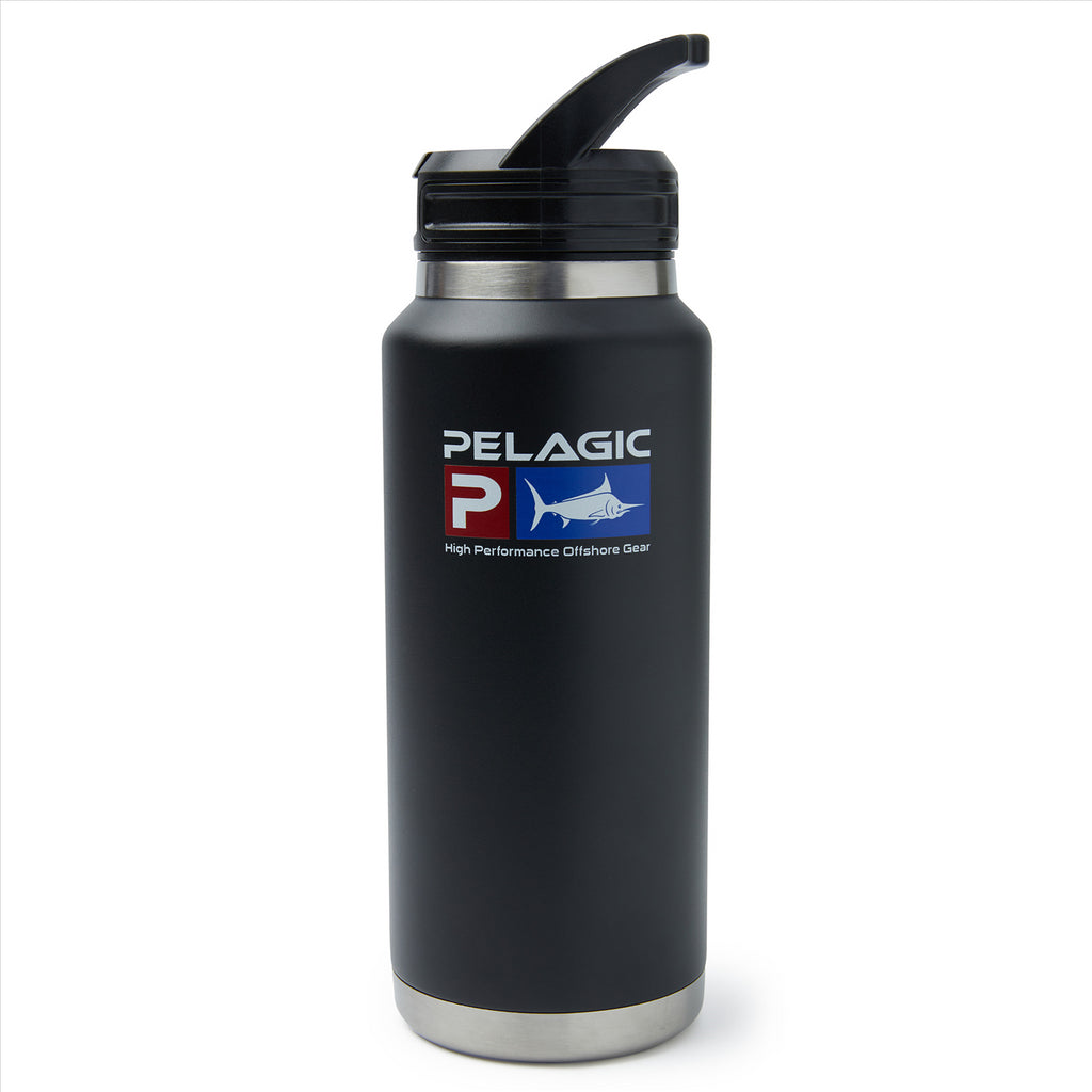 Pelagic 36oz Water Bottle Insulated Tumbler - Black