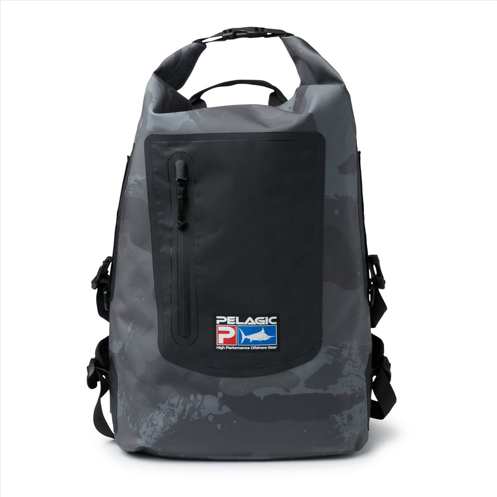 Pelagic Dry Bag Brush Camo Backpack - Graphite