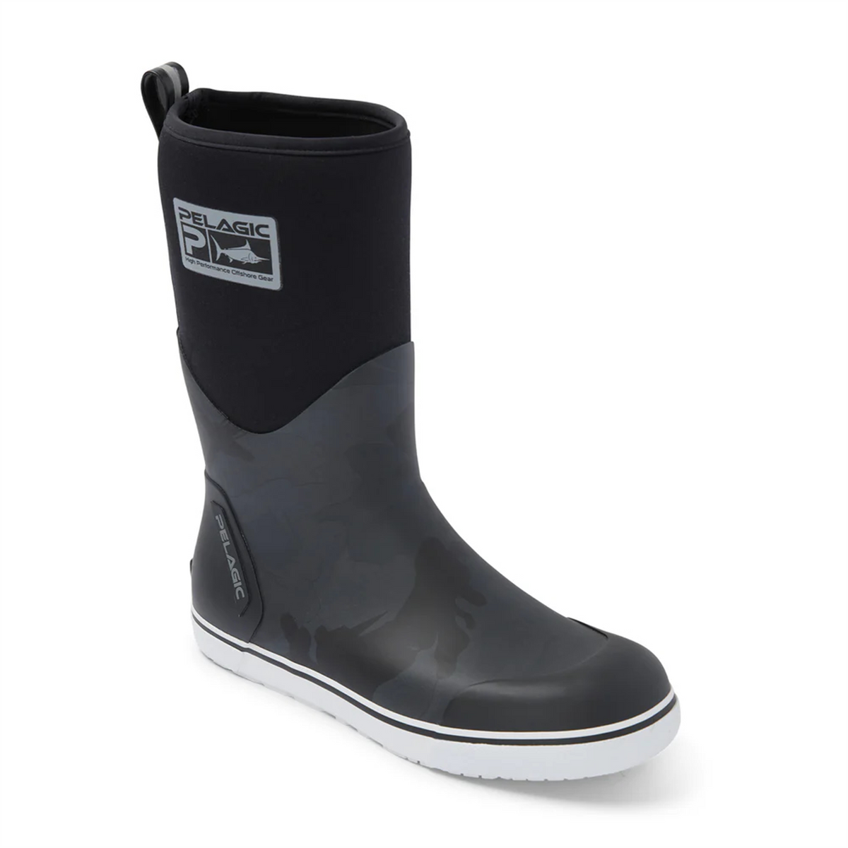 Expedition Fishing Boots - Fish Camo Black – Pelagic NZ