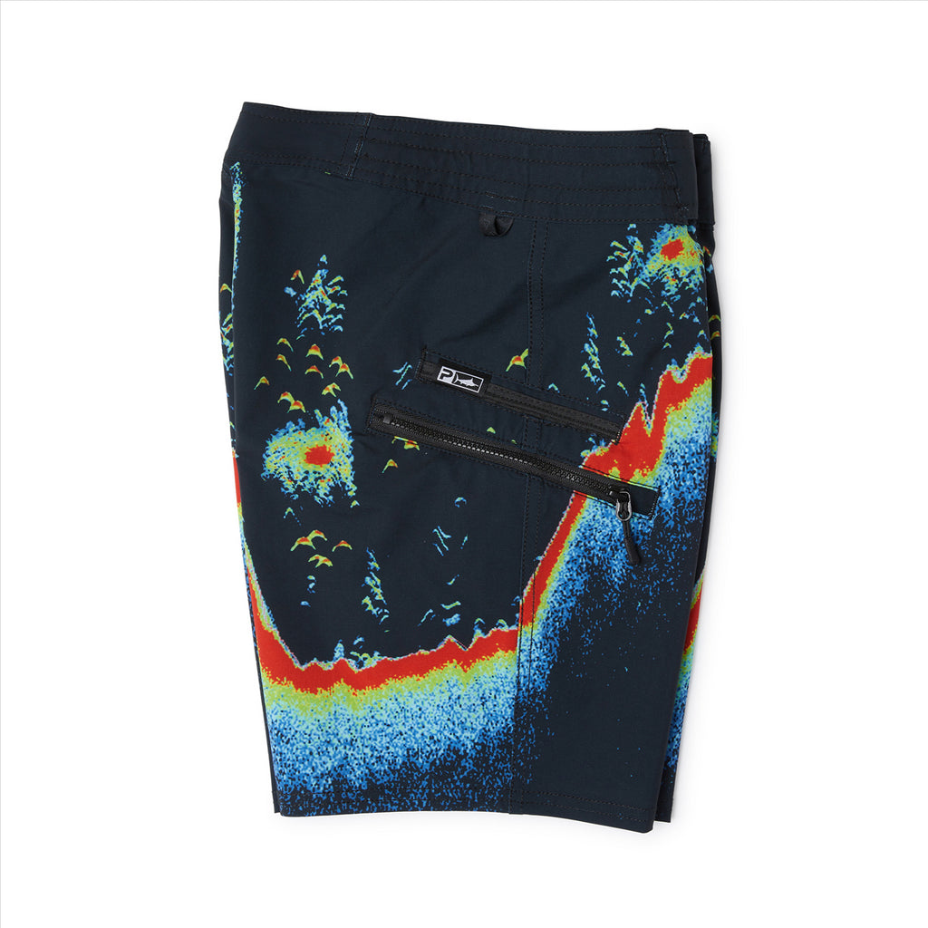 Pelagic Youth Striker Sonar Short Black - Special Order