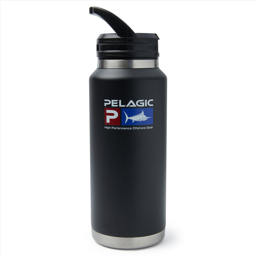 Pelagic 36oz Water Bottle Insulated Tumbler - Black