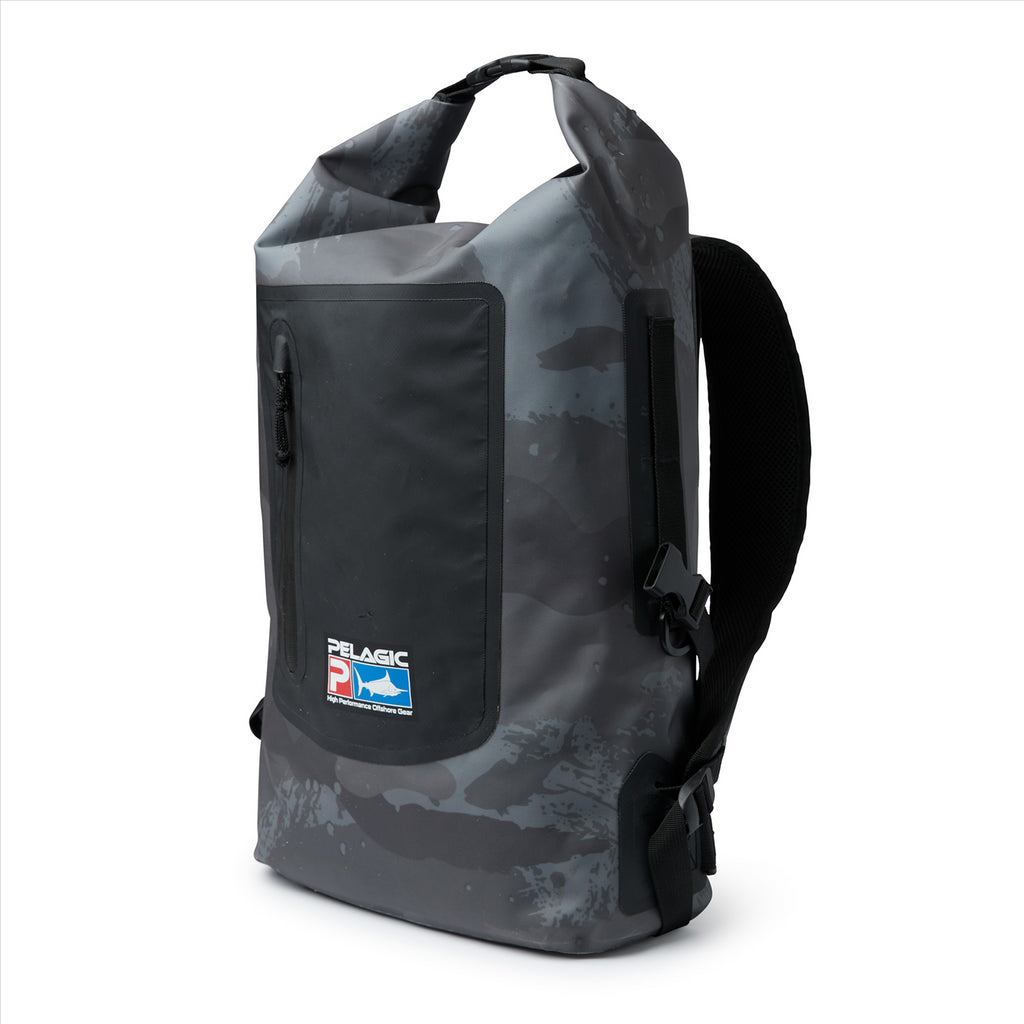 Pelagic Dry Bag Brush Camo Backpack - Graphite