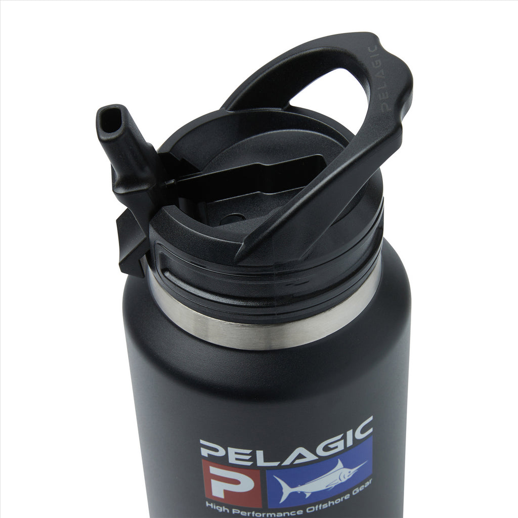 Pelagic 36oz Water Bottle Insulated Tumbler - Black