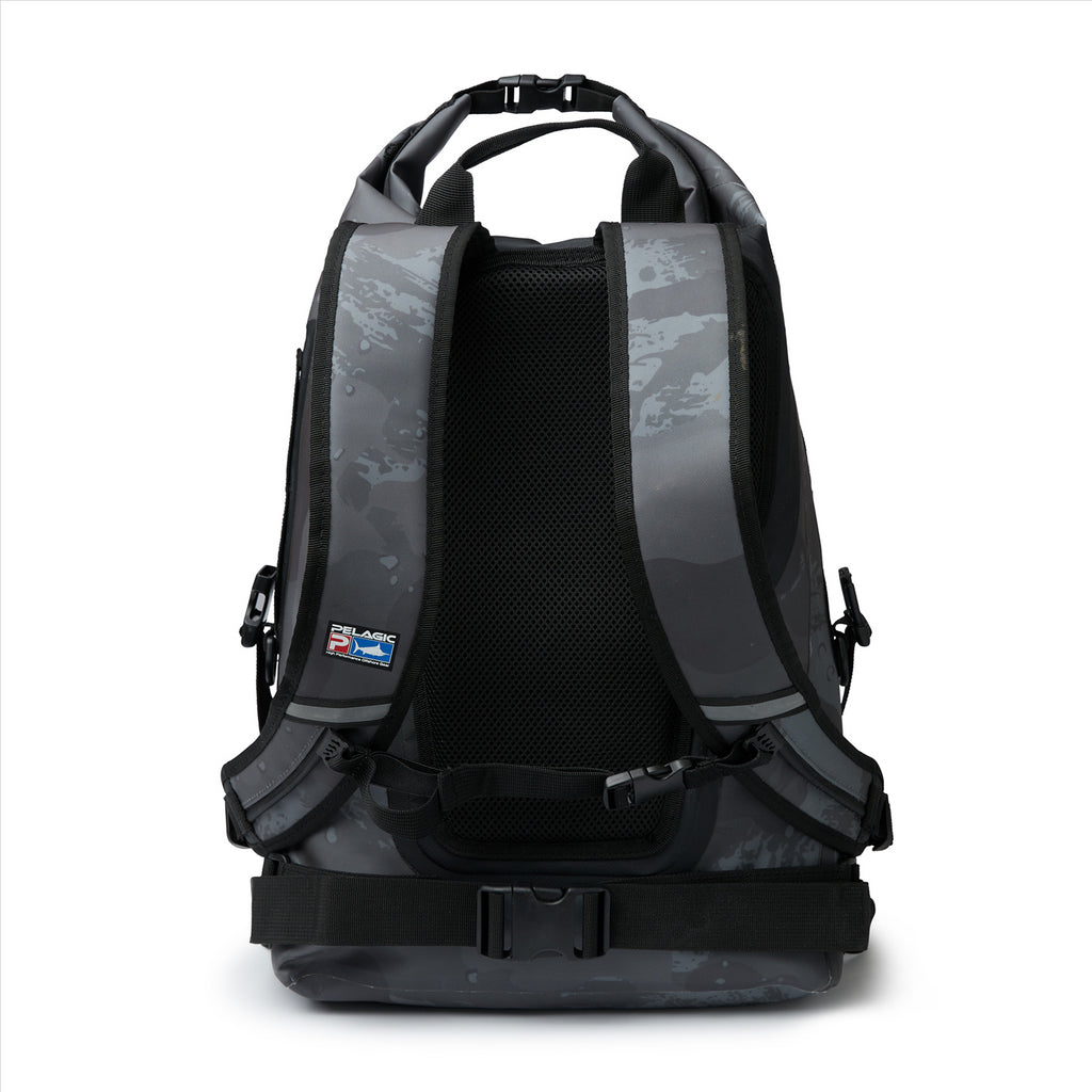 Pelagic Dry Bag Brush Camo Backpack - Graphite