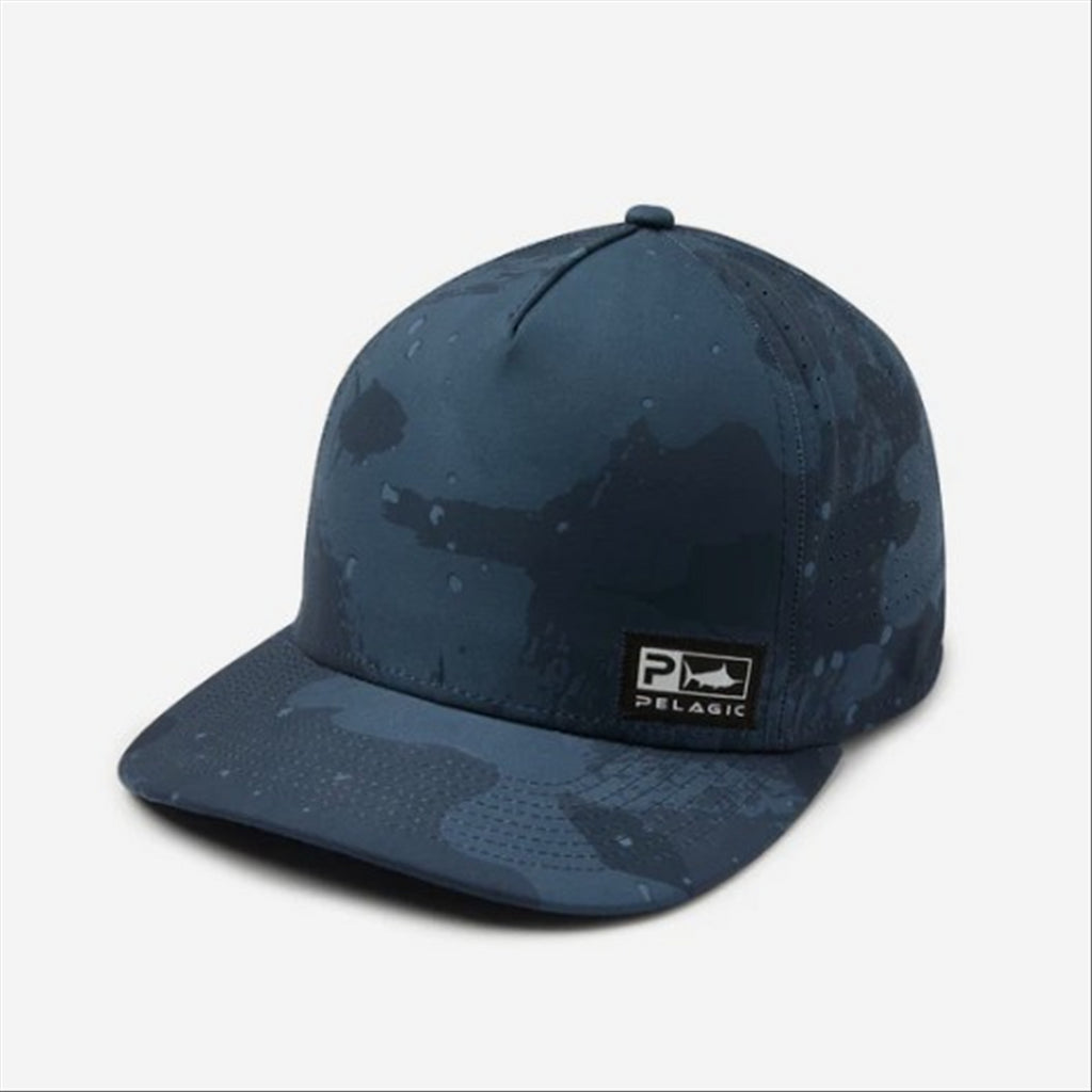 Pelagic Terminal Brush Camo Performance Trucker - Dark Navy