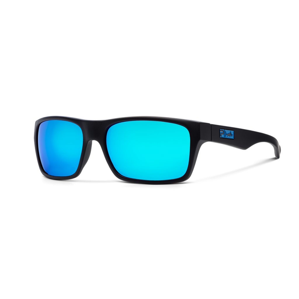 Pelagic Fish Taco - Polarised Poly Lens - Matte Black/Blue