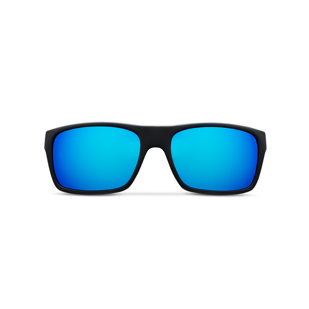 Pelagic Fish Taco - Polarised Poly Lens - Matte Black/Blue