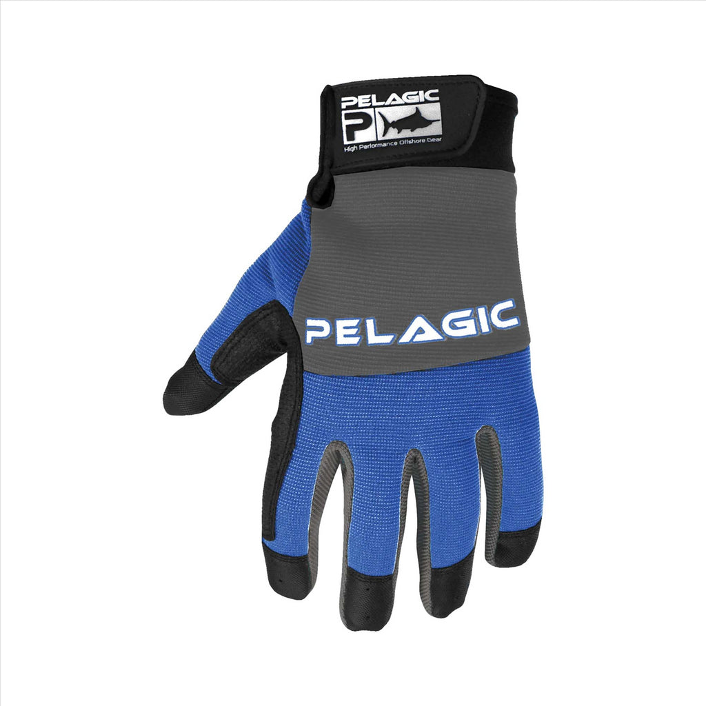 Pelagic End Game Fishing Gloves - Royal Blue