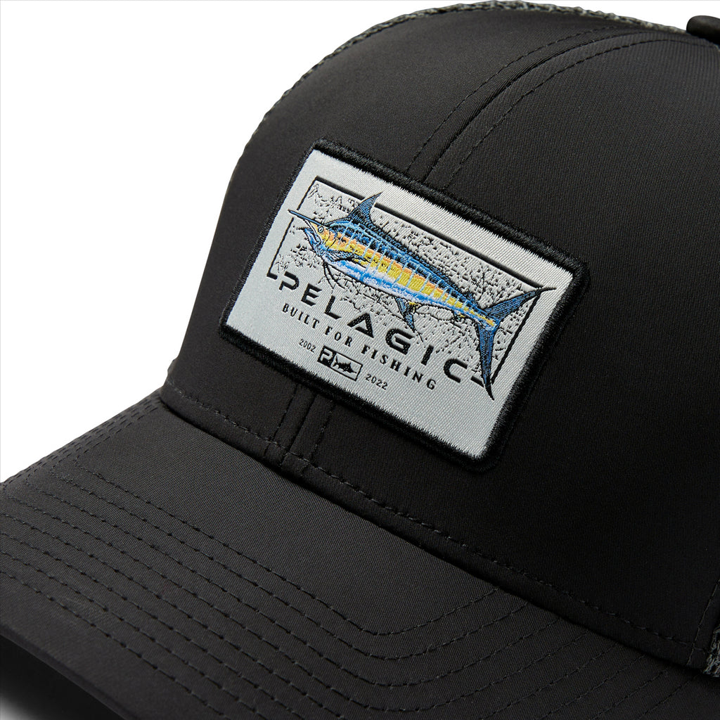 Pelagic Marlin Minds Trucker Cap - Black