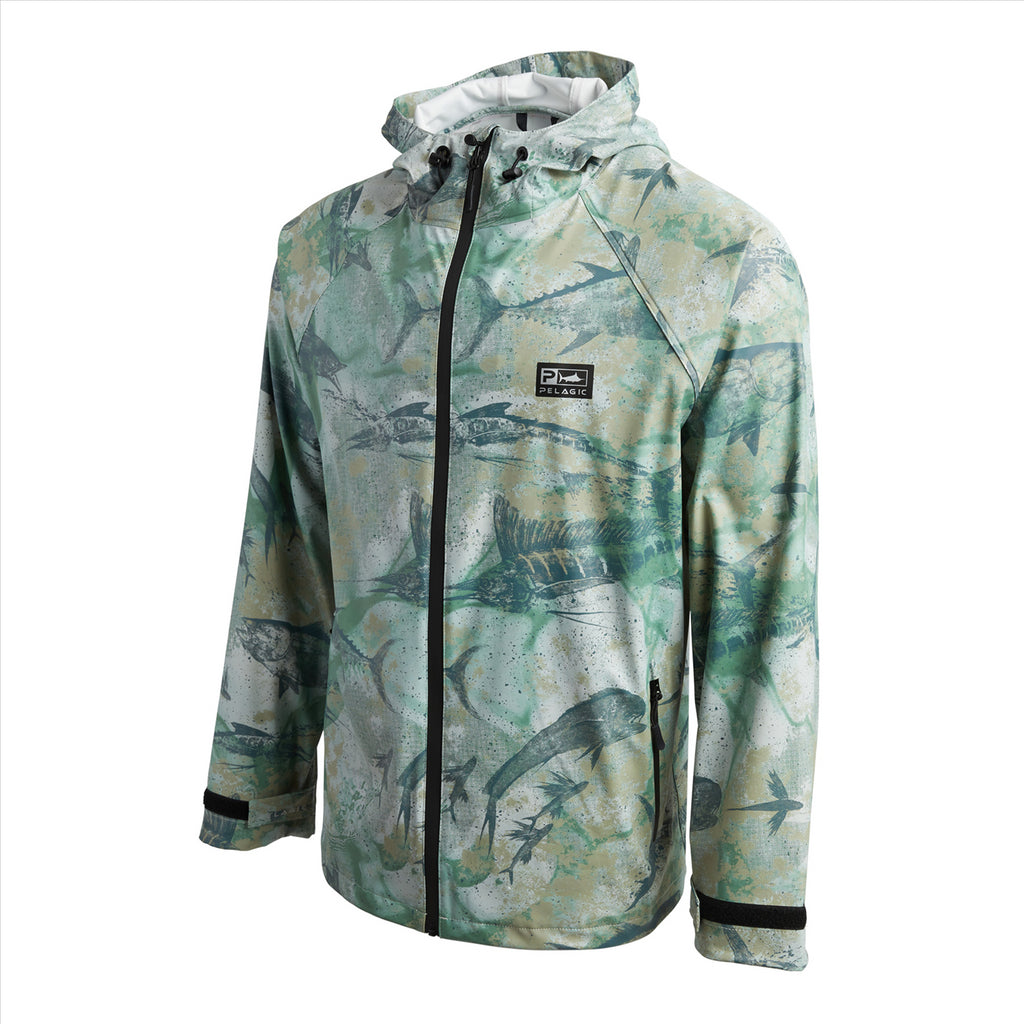 Pelagic Chubasco Rain Jacket - Open Seas Army Green