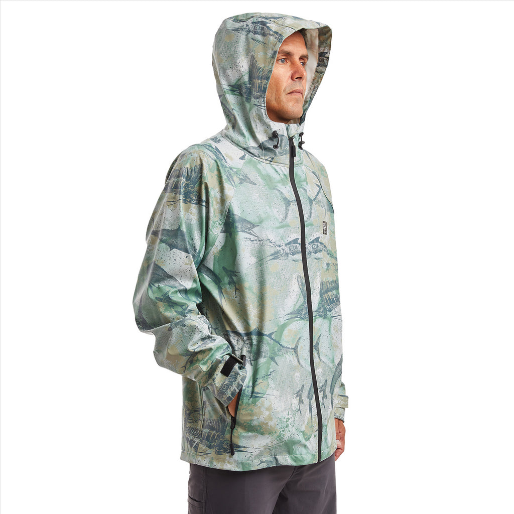 Pelagic Chubasco Rain Jacket - Open Seas Army Green