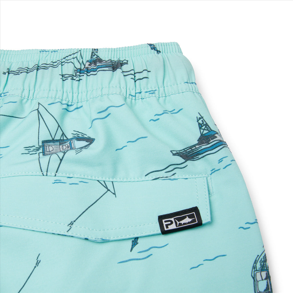 Pelagic The Dockside Trollin 18" Elastic Waist Boardshorts