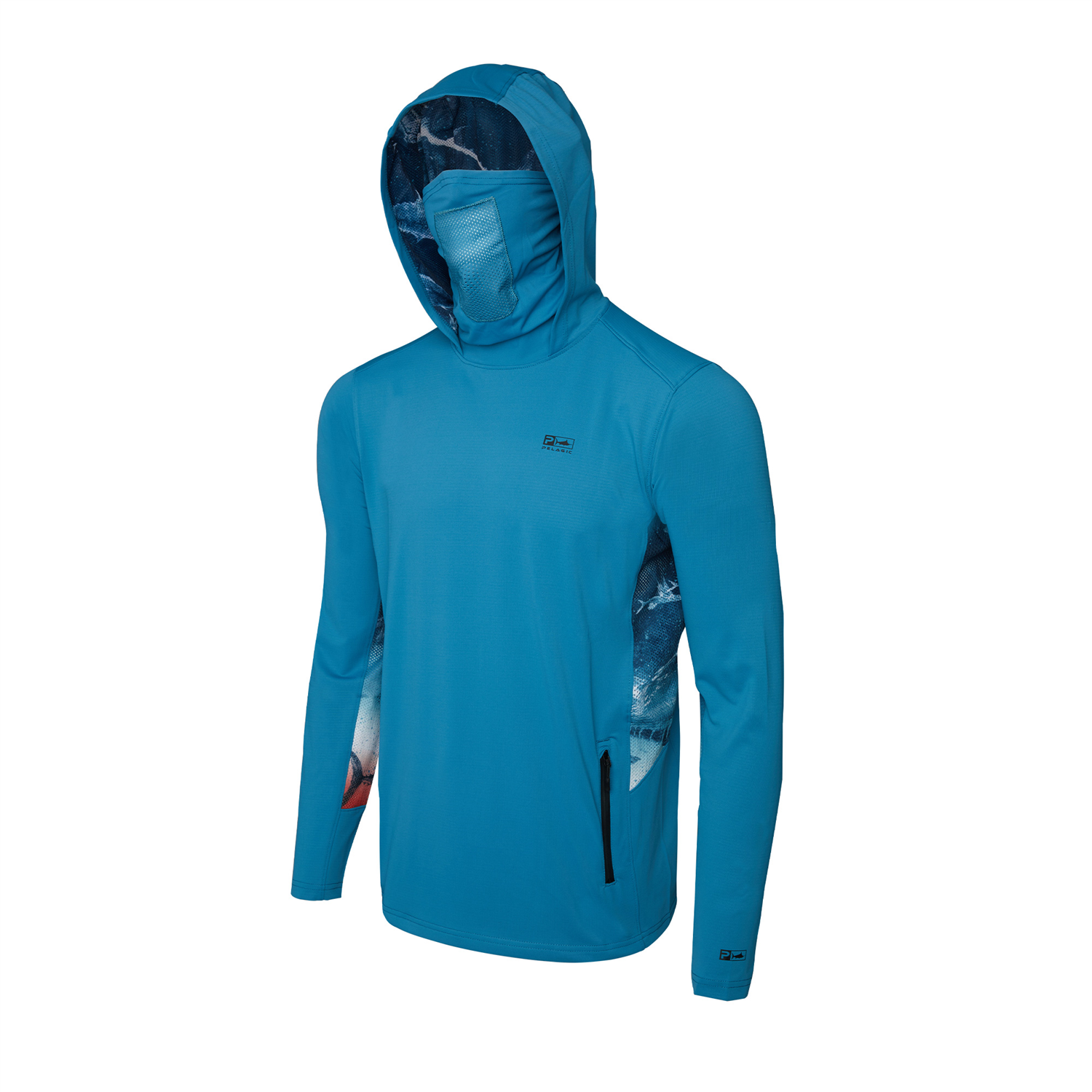 Chemise De Pêche à Capuche à Manches Longues Pelagic Gear UPF 50 Long Sleeve Hooded Fishing Shirt Ultimate Sun Protection And Comfort