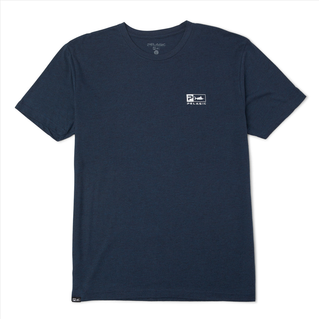Pelagic Goione Sailfish Premium T-Shirt - Navy