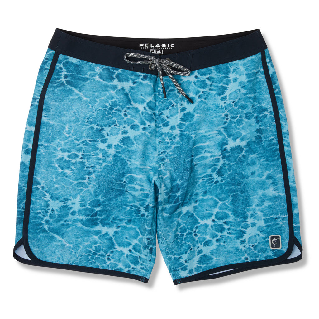 Pelagic High Spot 18" Boardshorts - Prop Wash Tahiti Blue