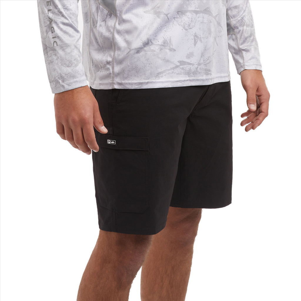 Pelagic Madiera 20" Cargo Shorts - Black