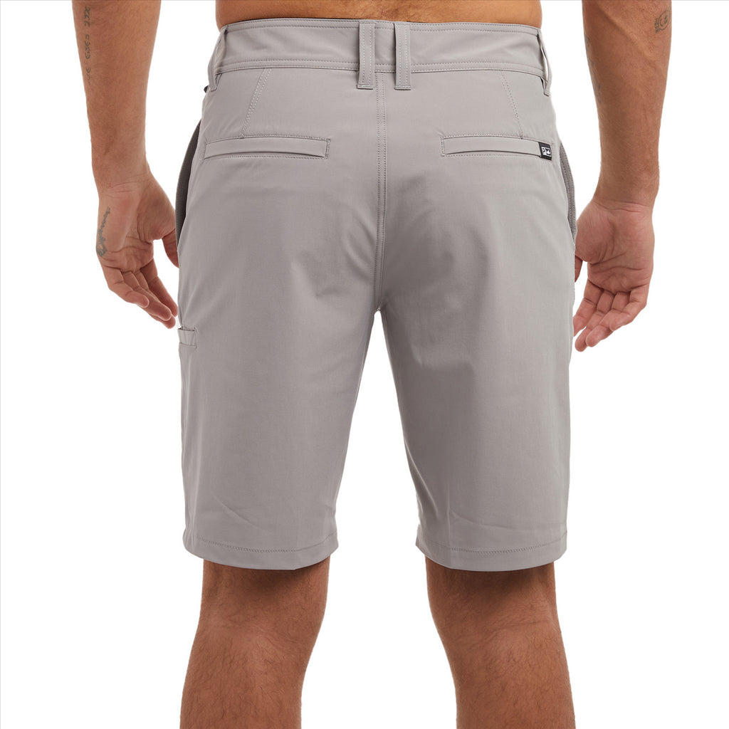 Pelagic Mako 20" Deep Sea Hybrid Shorts - Light Grey