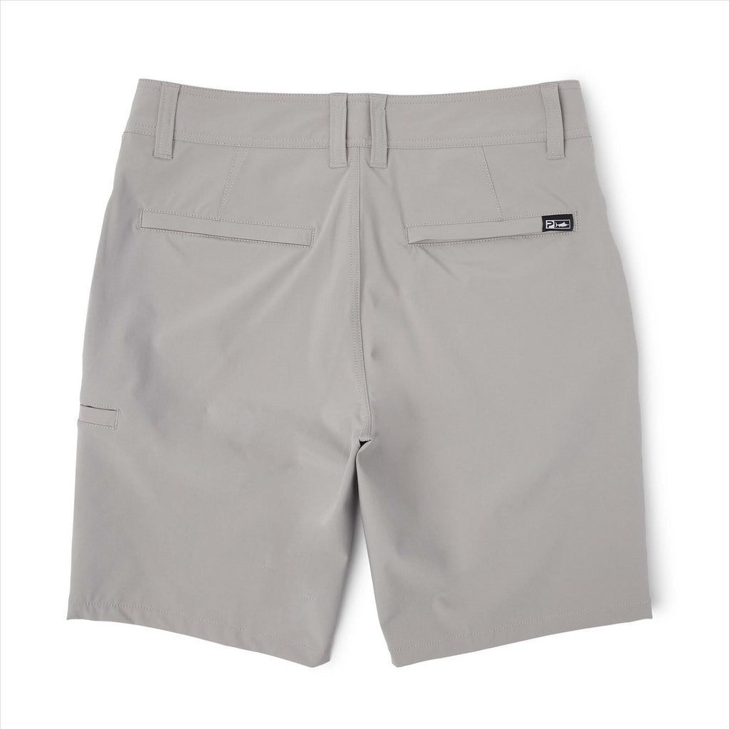 Pelagic Mako 20" Deep Sea Hybrid Shorts - Light Grey