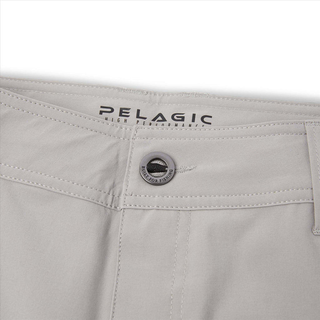 Pelagic Mako 20" Deep Sea Hybrid Shorts - Light Grey