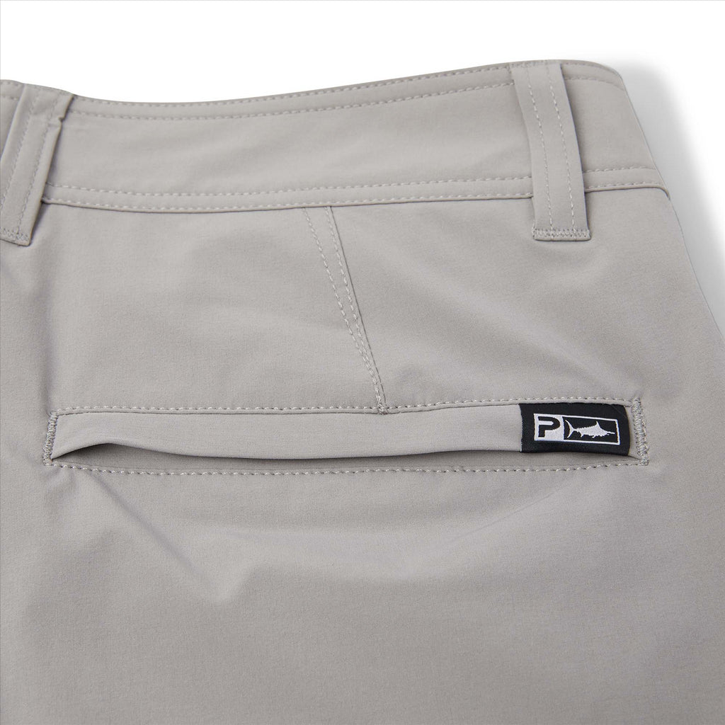 Pelagic Mako 20" Deep Sea Hybrid Shorts - Light Grey