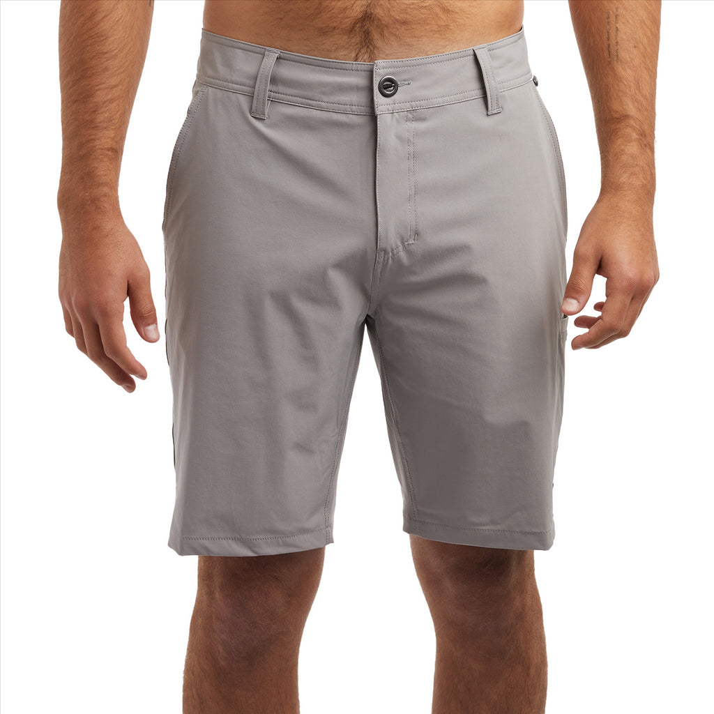 Pelagic Mako 20" Deep Sea Hybrid Shorts - Light Grey