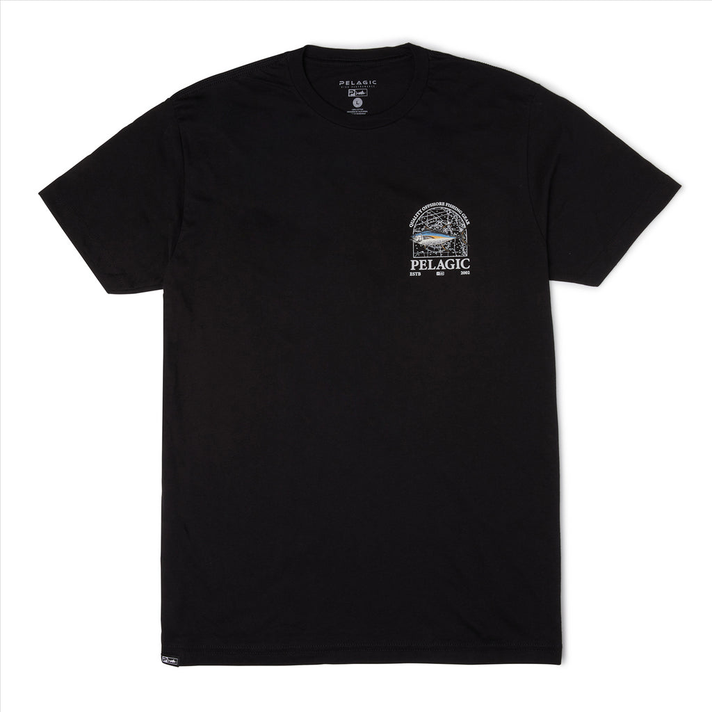 Pelagic Mapped Premium T-Shirt - Black