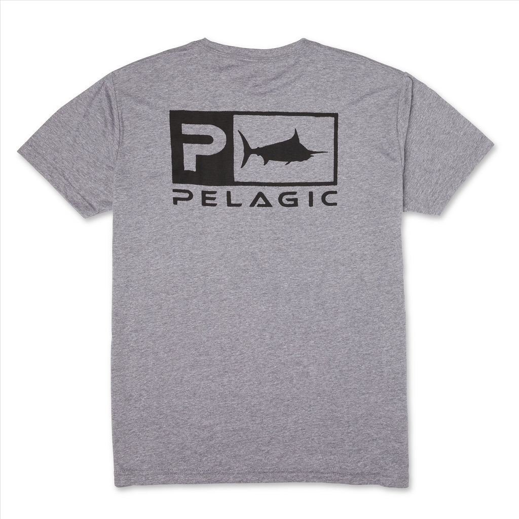 Pelagic Rusted Icon Premiun T-Shirt - Heather Grey