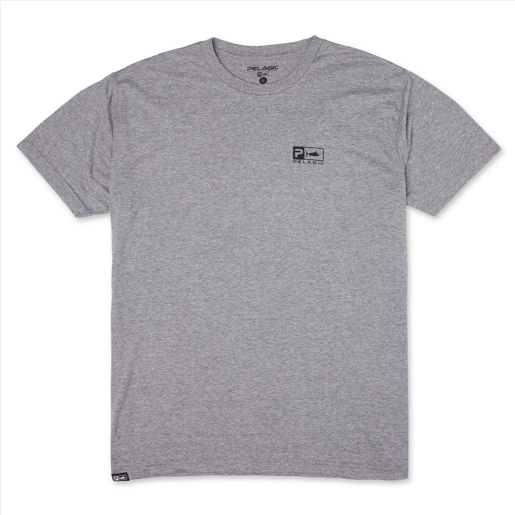 Pelagic Rusted Icon Premiun T-Shirt - Heather Grey