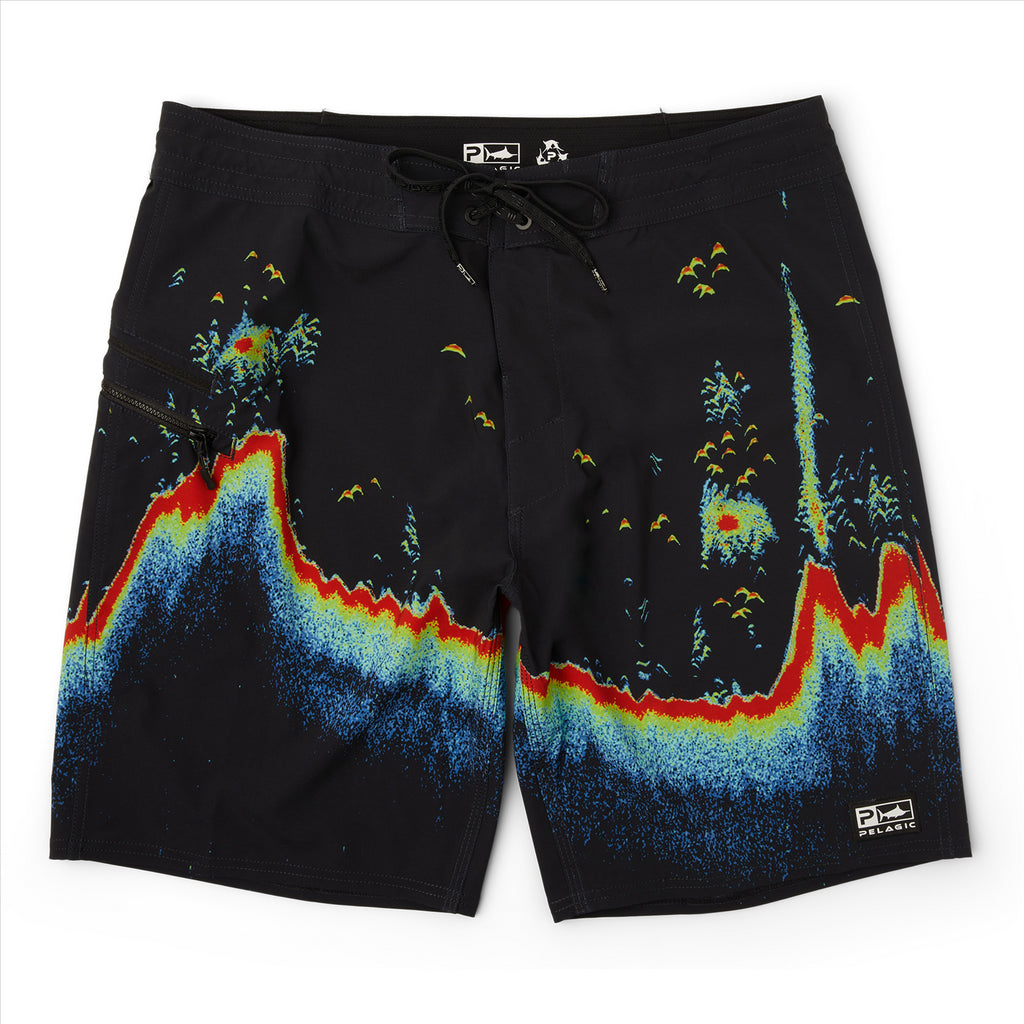 Pelagic Strike 19" Boardshorts - Sonar Black