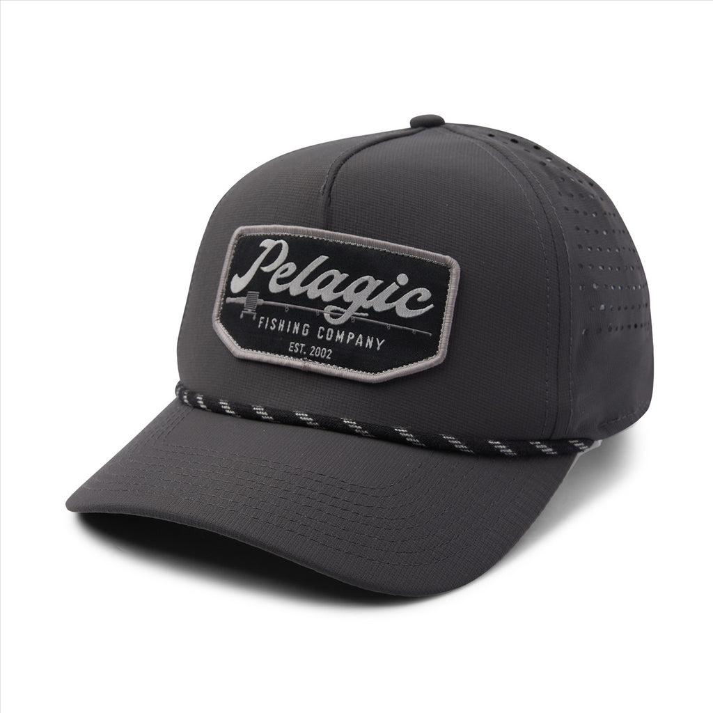 Pelagic Teaser Upswell Performance Trucker Cap - Black