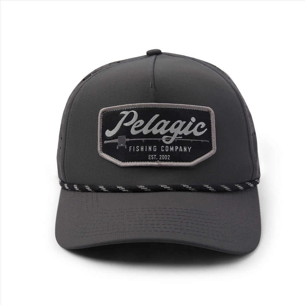 Pelagic Teaser Upswell Performance Trucker Cap - Black