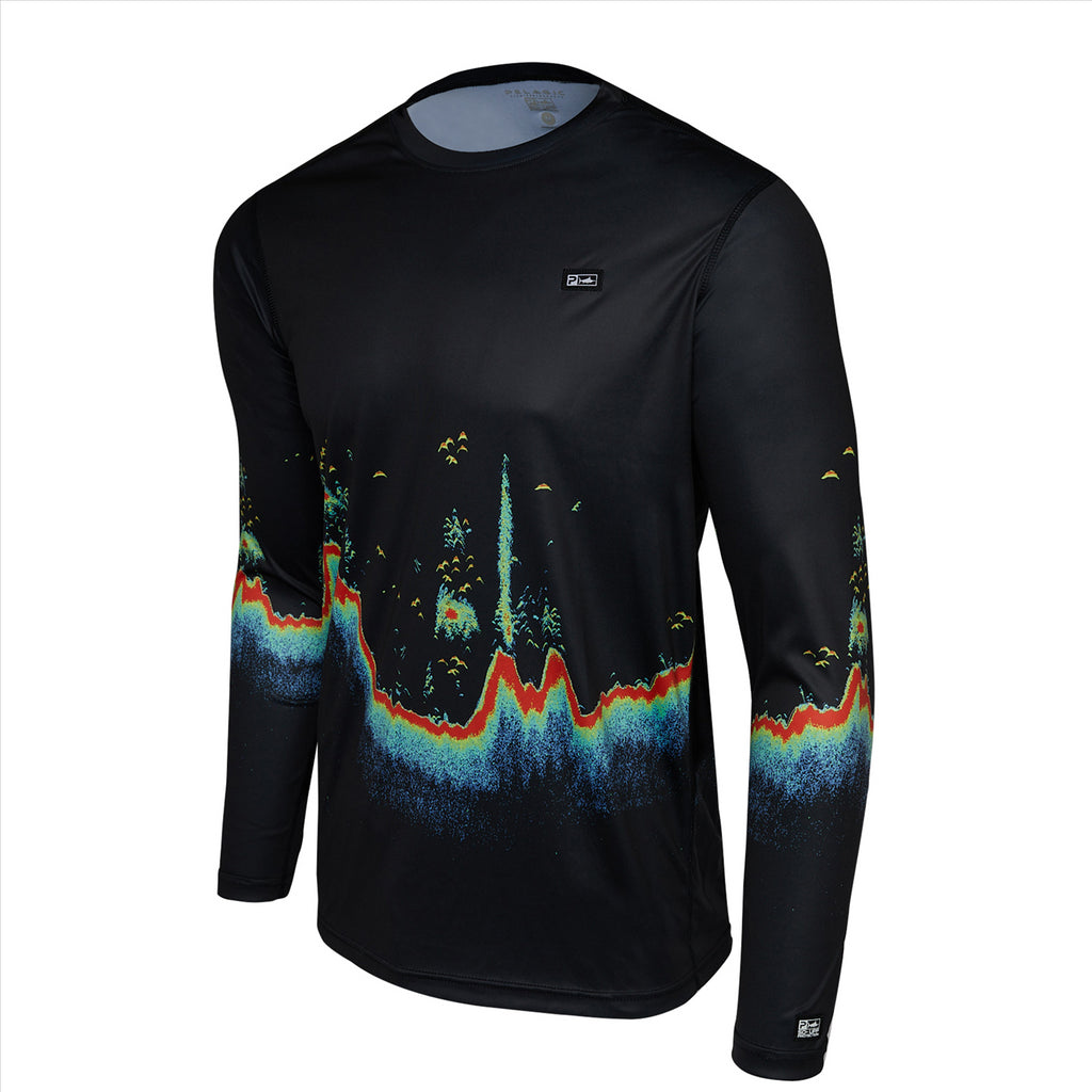 Pelagic Vaportek Fishing Shirt - Sonar Black